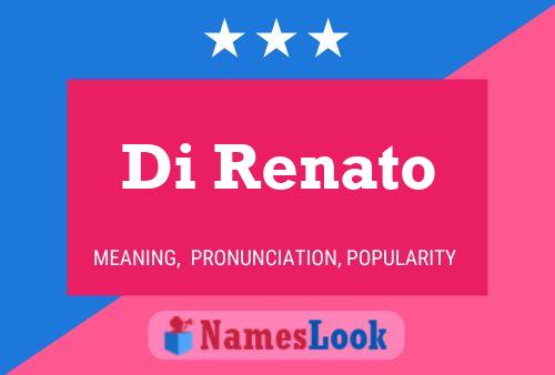 ملصق اسم Di Renato