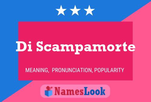 ملصق اسم Di Scampamorte