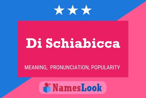 ملصق اسم Di Schiabicca