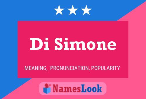 ملصق اسم Di Simone