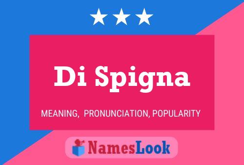 ملصق اسم Di Spigna