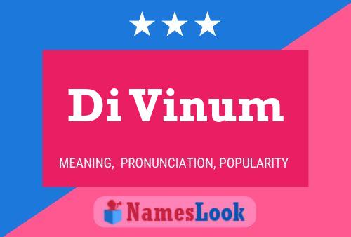 ملصق اسم Di Vinum