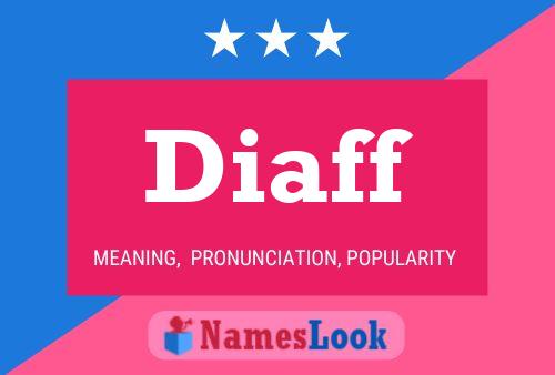 ملصق اسم Diaff