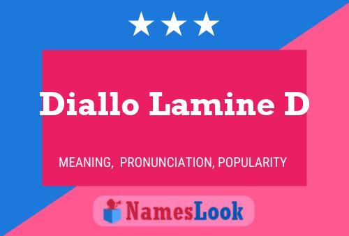 ملصق اسم Diallo Lamine D