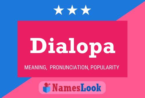 ملصق اسم Dialopa