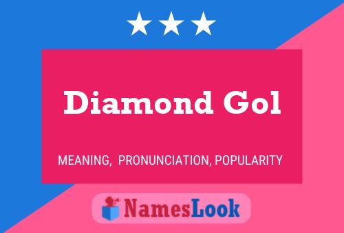 ملصق اسم Diamond Gol