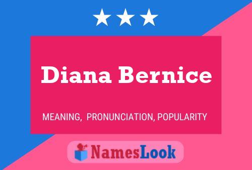 ملصق اسم Diana Bernice