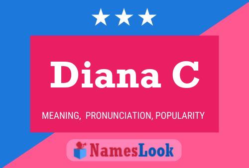 ملصق اسم Diana C