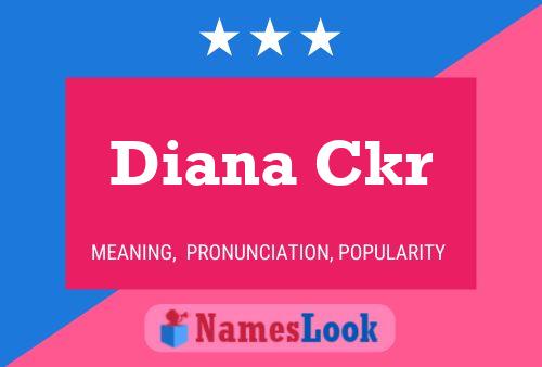 ملصق اسم Diana Ckr