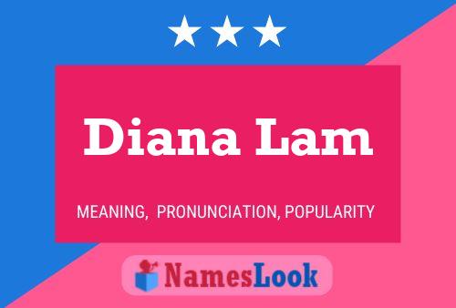 ملصق اسم Diana Lam