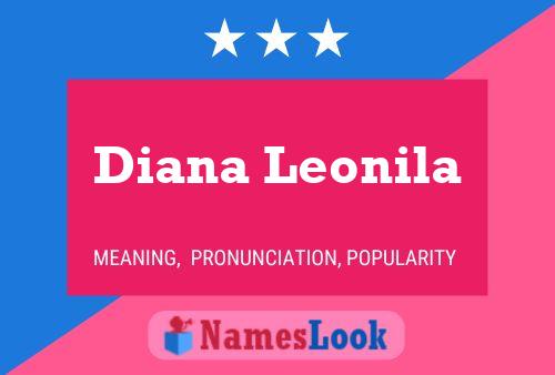 ملصق اسم Diana Leonila