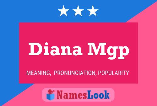 ملصق اسم Diana Mgp