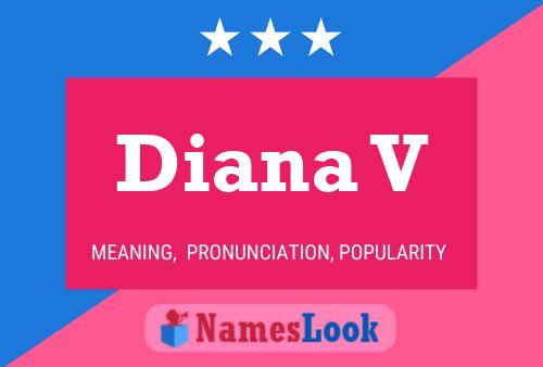 ملصق اسم Diana V