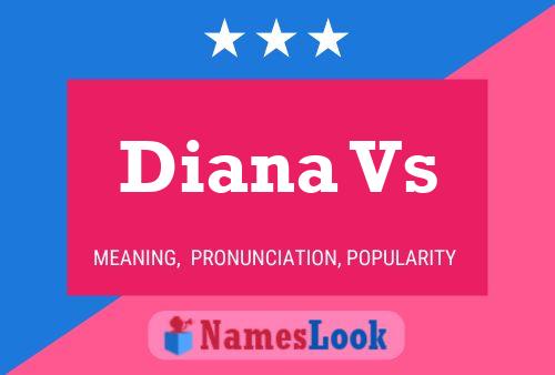 ملصق اسم Diana Vs