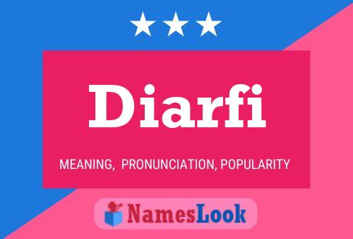 ملصق اسم Diarfi