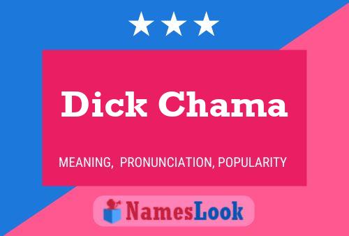 ملصق اسم Dick Chama