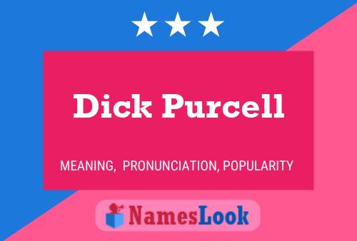 ملصق اسم Dick Purcell