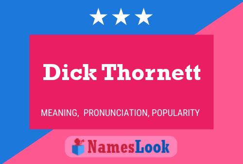 ملصق اسم Dick Thornett