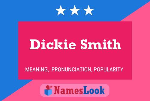 ملصق اسم Dickie Smith