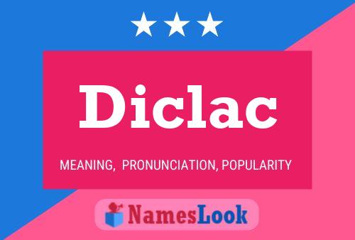 ملصق اسم Diclac