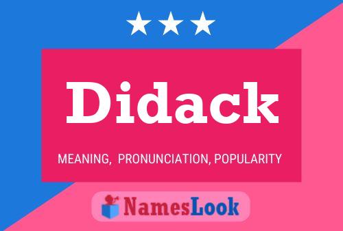 ملصق اسم Didack