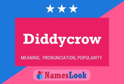 ملصق اسم Diddycrow