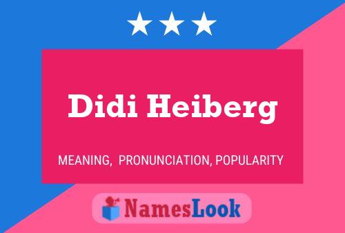 ملصق اسم Didi Heiberg