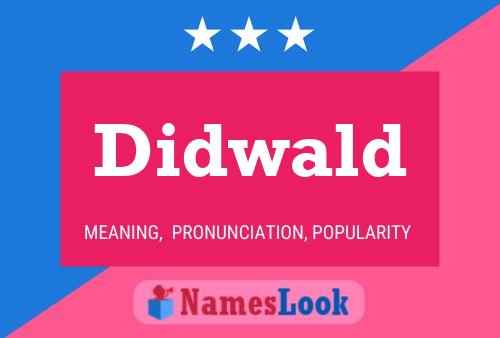 ملصق اسم Didwald