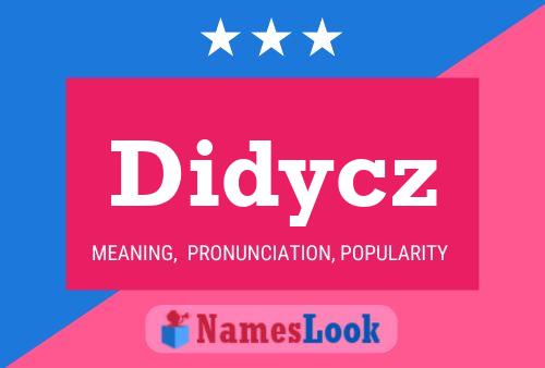 ملصق اسم Didycz