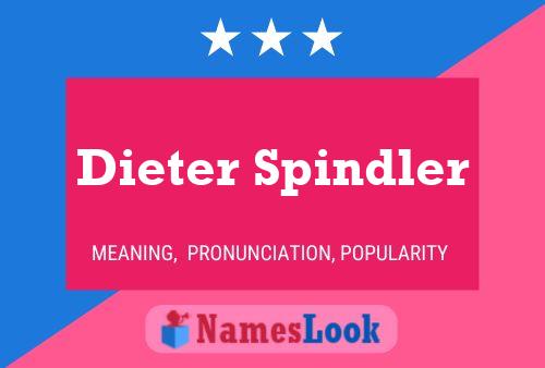 ملصق اسم Dieter Spindler