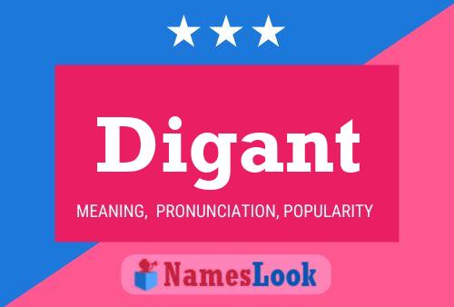 ملصق اسم Digant