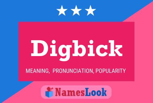 ملصق اسم Digbick