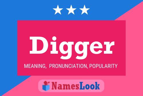 ملصق اسم Digger