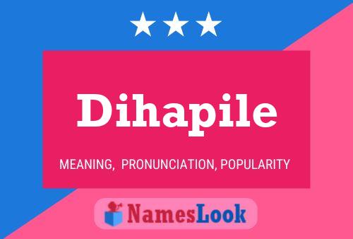 ملصق اسم Dihapile