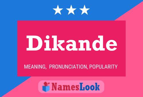 ملصق اسم Dikande