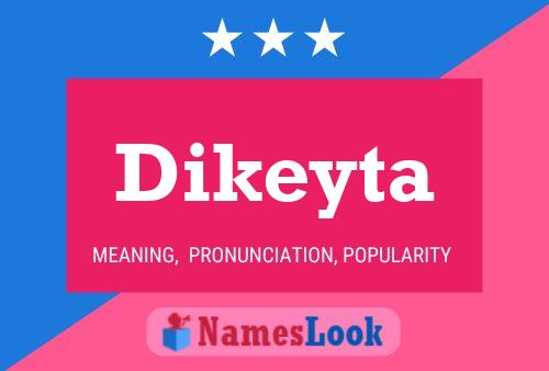 ملصق اسم Dikeyta