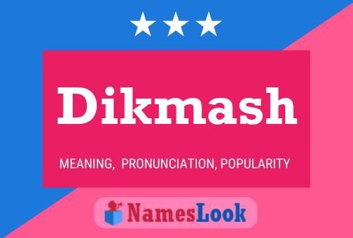 ملصق اسم Dikmash