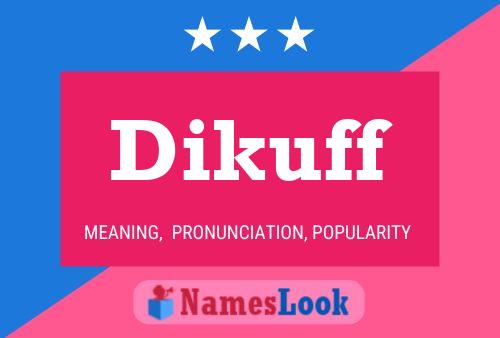 ملصق اسم Dikuff