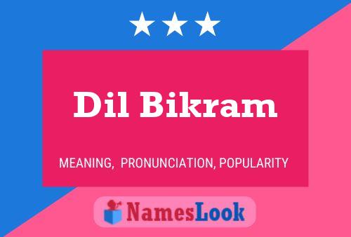 ملصق اسم Dil Bikram