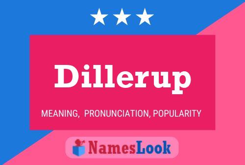 ملصق اسم Dillerup