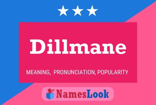 ملصق اسم Dillmane