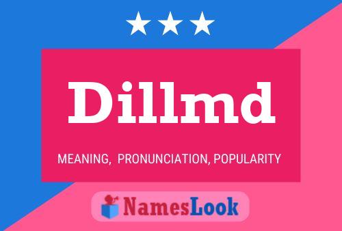 ملصق اسم Dillmd