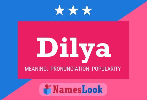 ملصق اسم Dilya