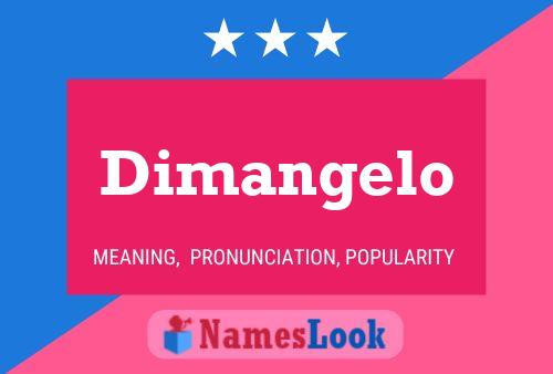 ملصق اسم Dimangelo