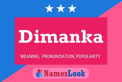 ملصق اسم Dimanka