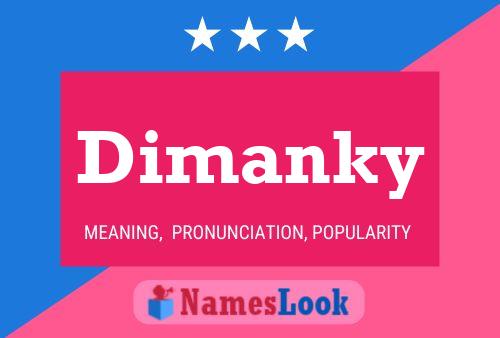 ملصق اسم Dimanky