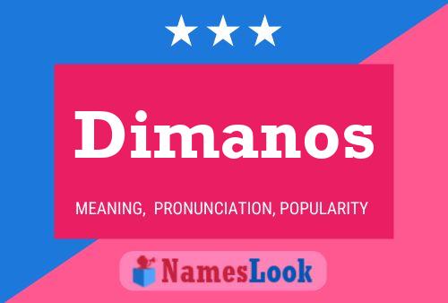 ملصق اسم Dimanos