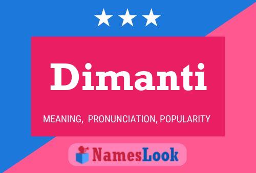 ملصق اسم Dimanti