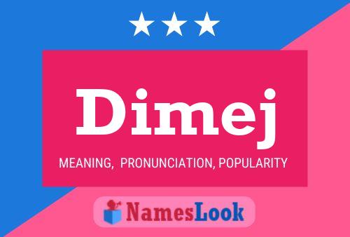 ملصق اسم Dimej