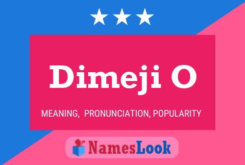 ملصق اسم Dimeji O